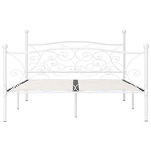 SKM Giroletto con Doghe Bianco in Metallo 200x200 cm (25.6kg)