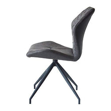 Damiware Rocky – Set di 2 sedie Sala da Pranzo Comfort Rivestimento in Tessuto (Stone)
