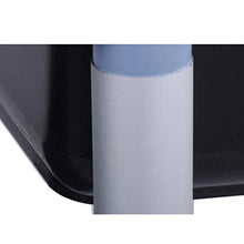 Carrello Multiuso Dell'hotel da Cucina, Carrello Multiuso A 3 Ripiani con Ripiani in Plastica Resistente E Ruote da 4 Pollici Oversize Personalizzate, Carico 70 kg, Blu