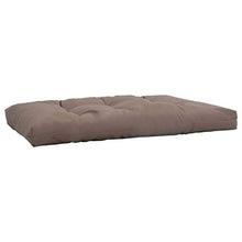 Festnight Cuscino per Seduta da Giardino Grigio Talpa 120x80x10cm Tessuto