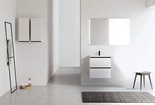 Randalsa Mobili KOL 60 cm | Laccato Bianco | 60 x 60 x 45 cm | Mobile con 2 cassetti + lavabo in Ceramica