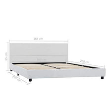 SKM Giroletto Bianco in Similpelle 160x200 cm (27.65kg)