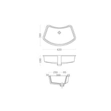 Jo-Bagno.it Lavabo sottopiano 62x39 Ceramica