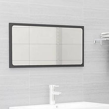 vidaXL Set Mobili da Bagno 2 pz Grigio Cemento in Truciolato