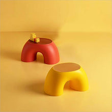 SODIAL Sgabello Arcobaleno Sgabello Semplice Circolare Piccolo Sgabello Rotondo per la Casa per Bambini Sgabello per Cambio Scarpe Durevole Antiscivolo 1