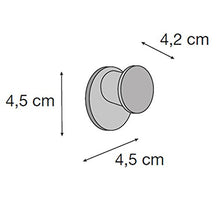 Saniplast Serie Round - Appendino Metallo Cromato