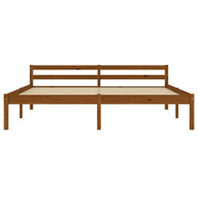 FAMIROSA Giroletto con 4 Cassetti Marrone Miele Legno di Pino 160x200 cm-0526