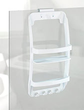 WENKO Portaoggetti doccia, Polipropilene, 26 x 54.5 x 11.5 cm, Bianco