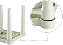 HLY - Sgabello semplice, portatile, in plastica, staccabile, per viaggi, casa, bagno, WC, 1231, A