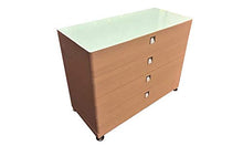 D.G.M. Srl Comò Tesera, Legno, L.100 x P. 45 X H.74,6 cm