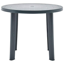 E E-NICES Tavolo da Giardino Verde 89 cm in Plastica