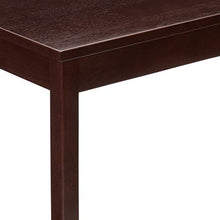 Amazon Basics - Tavolo da bistrot/bar/colazione - set da 3 pezzi, Espresso