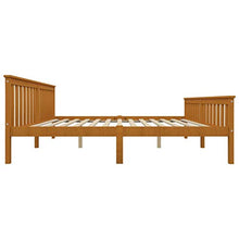 FAMIROSA Giroletto con 4 Cassetti Marrone Miele Legno di Pino 180x200 cm-0536
