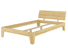 Erst-Holz Solido Letto in Pino massello 120x200 Anche per Ragazzi con doghe rigide 60.62-12