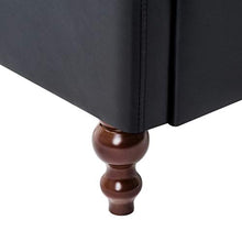 vidaXL 2X Divano Chesterfield Similpelle Nero Moderno Lusso Arredo Casa Sofa