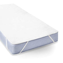 Coprimaterasso impermeabile – diverse misure (Oeko-Tex ® | Oeko-Tex ® standard 100), Cotone, bianco, 100 cm x 200 cm
