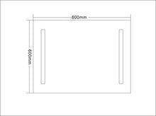 Dr. Fleischmann Specchio da Bagno Illuminato a LED, Luce Bianca Fredda, 6400 K