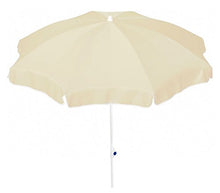 Dehner - Ombrellone Saturn, Ø 200 cm, altezza 180 cm, poliestere, beige