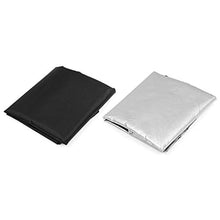 HUACHENG Mobili da Giardino per Esterni Sedia Copridivano Copridivano Impermeabile Quadrato Piccolo-Argento, 90x90x40cm