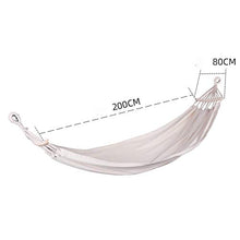 RTHAMERA Amaca da Esterno in Cotone in Poliestere Singolo Balcone da Interno Amaca Amaca Hammock Sedia Dormitorio Swing