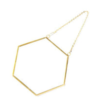 XCAYBH - Specchio da bagno con forma geometrica, stile minimalista