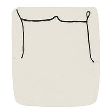 dDanke - Set di copertura per amaca da giardino, 134 x 115 x 33 cm, con cuscino per schienale da 104 x 47 x 47 cm, per sedia a dondolo a 2 posti, colore: beige