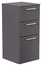 Set di mobili da bagno SANTINI 100 (5 pezzi) antracite satinato