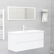 vidaXL Set Mobili da Bagno 2 pz Grigio Cemento in Truciolato
