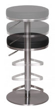 KadimaDesign KADIMA Design Altezza Sgabello Nero Sgabello Regolabile Sgabello bistrot