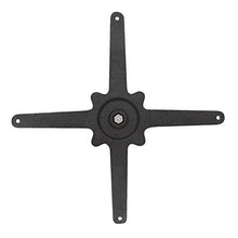 Bolero CE153 passo base tavolo quadrato in ghisa, nero