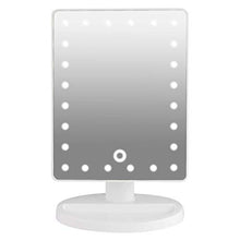 Specchio da trucco, 20 LED 10X manifesto specchio cosmetico touch screen USB ricarica specchio trucco