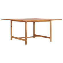 E E-NICES Tavolo da Giardino 150x150x76 cm in Legno Massello di Teak