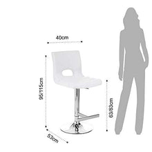 Wink design, Billings, Sgabello, finta pelle, Bianco