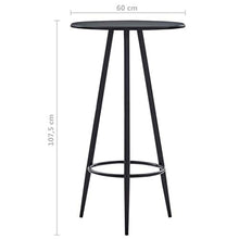 Extaum Set 3 pz da Bar, Set Tavolino Bar, Set di Mobili per Cucina, Set Bar per la Casa, Set di Mobili da Balcone,Set Tavolo e 2 Sedie da Bar Alti