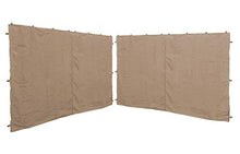 QUICK STAR 2 Pannelli Laterali con Zip 300x195cm per padiglioni 3x3m Parete Laterale Beige RAL 1001