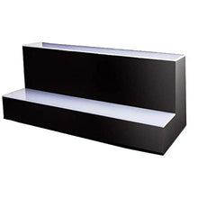 Wygwlg Espositore per Bottiglie di liquore Illuminato a LED, ripiano per Bottiglie Illuminato a 2 gradini, per Ripiani per Bevande da Bar da casa,Long19.6in/50cm