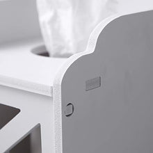 Wealthgirl - Armadietto da bagno, impermeabile, colore: bianco, robusto