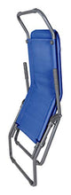 VERDELOOK Lettino Riccione da Spiaggia, 94x58x82 cm, Blu
