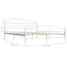 SKM Giroletto Bianco in Metallo 140x200 cm (22.9kg)