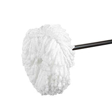 SSAYY Mop Set di Secchielli per Mocassino con Rotazione A 360 Gradi Ruota per Pulizia in Microfibra Mocio per Pavimento Rotante Facile da Strizzare   con 2 Teste per Mop in Microfibra