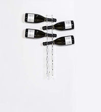 Iplex Design Bibenda Small Portabottiglie da Parete, Plexiglass/PMMA, 6x11x60 cm