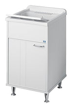 Negrari 9046A Mobile Lavatoio in Resina per Esterno, Bianco