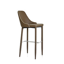 Tuoni New Plana Sgabello, Finta Pelle, Cappuccino, 4 Pezzi