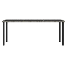 SKM Set da Pranzo da Giardino 7 pz in Polyrattan Grigio (54.95kg)