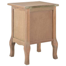 vidaXL 2X Legno Massello Pino/Pioppo Comodini MDF Tavolo Mobile Arredo Camera