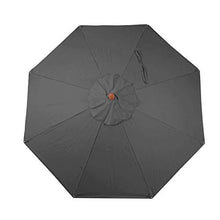 Mendler Telo Copertura per ombrelloni Rotondi HWC-C57 Ø 3m Antracite