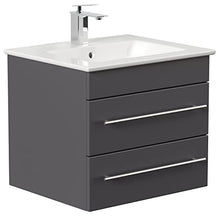 Mobile bagno con lavabo Villeroy & Boch Venticello 60cm antracite satinato