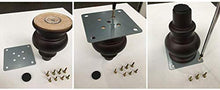 Solid Gambe europee legno Divano Tavola comodino Tavolino appoggio del piede accessori in legno - 4 pezzi