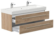 Mobile bagno con lavabo Geberit Icon 120cm rovere chiaro