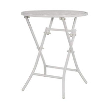 Gartentraum Set da caffè Pieghevole a 2 posti in Giallo o Bianco - Set Bistro Rosie/Bianco